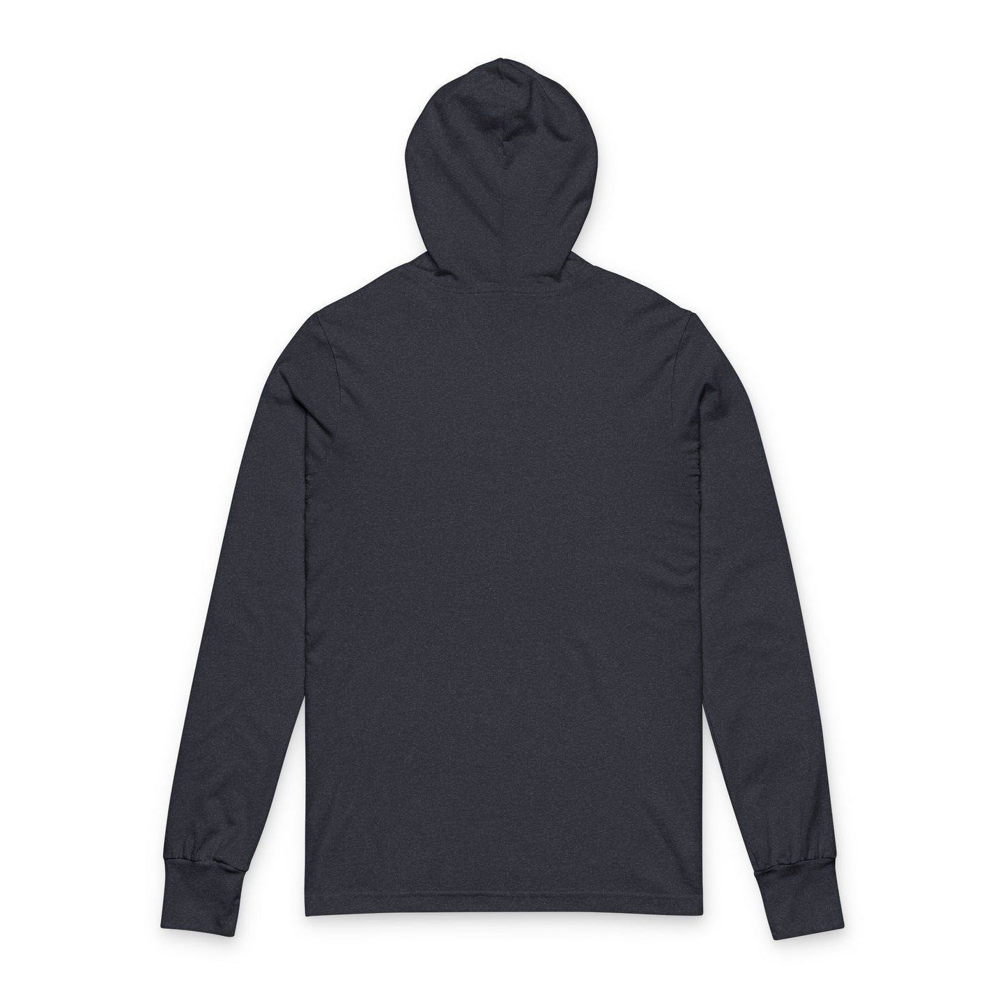 Small Badge - Hooded Long Sleeve Tee - Multiple Colors