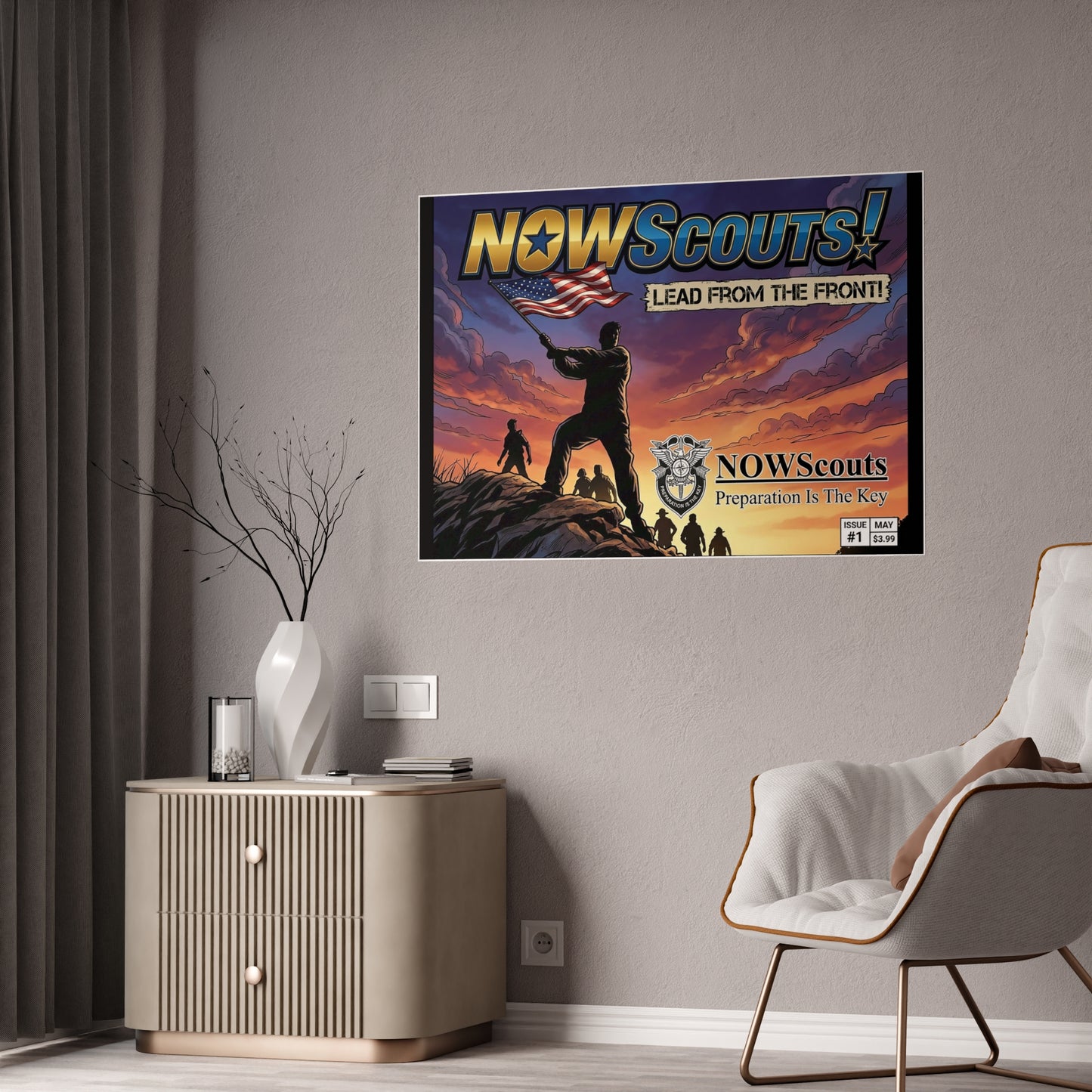 Comic Book Style NOWScouts Poster - Multiple Sizes