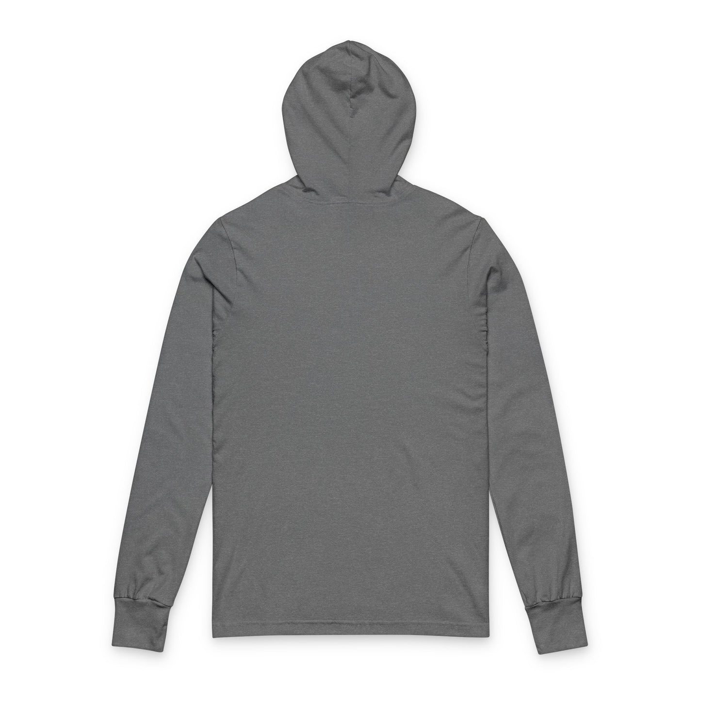Small Badge - Hooded Long Sleeve Tee - Multiple Colors