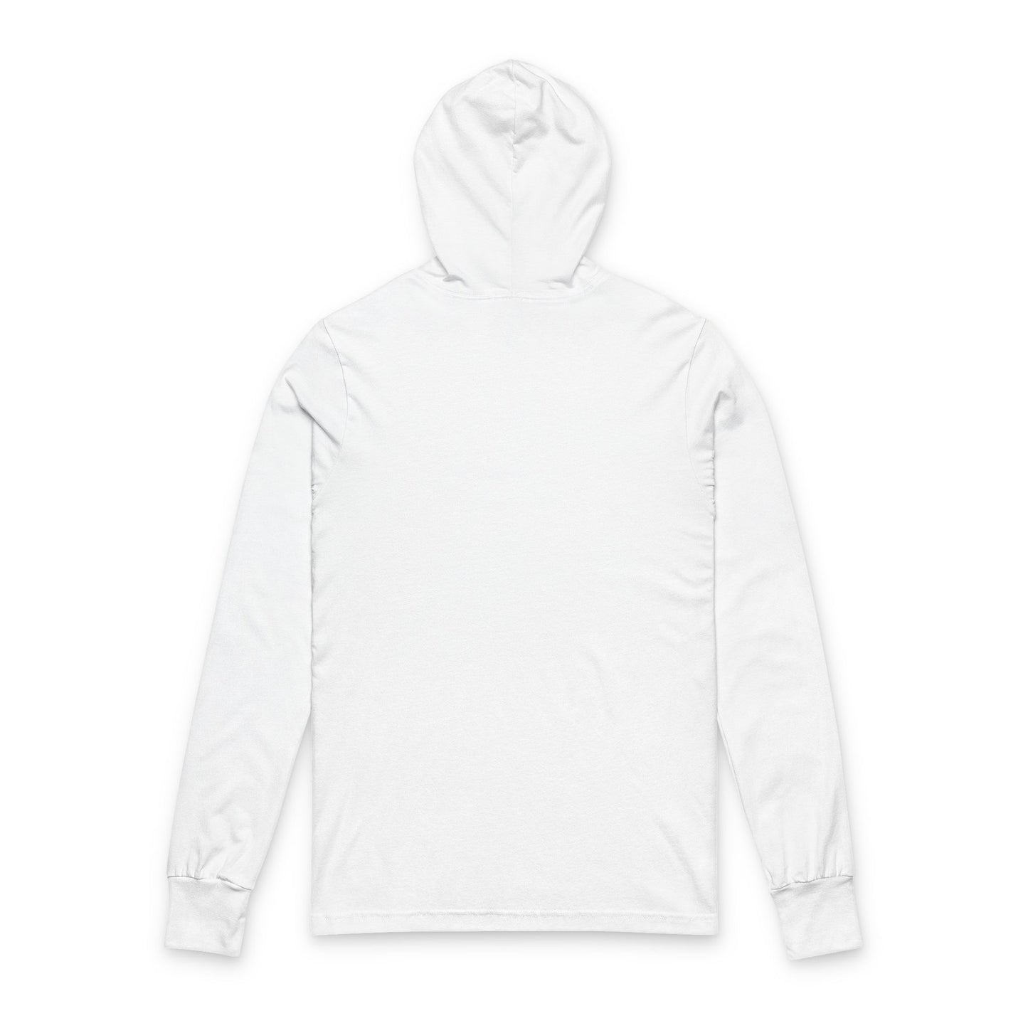Small Badge - Hooded Long Sleeve Tee - Multiple Colors