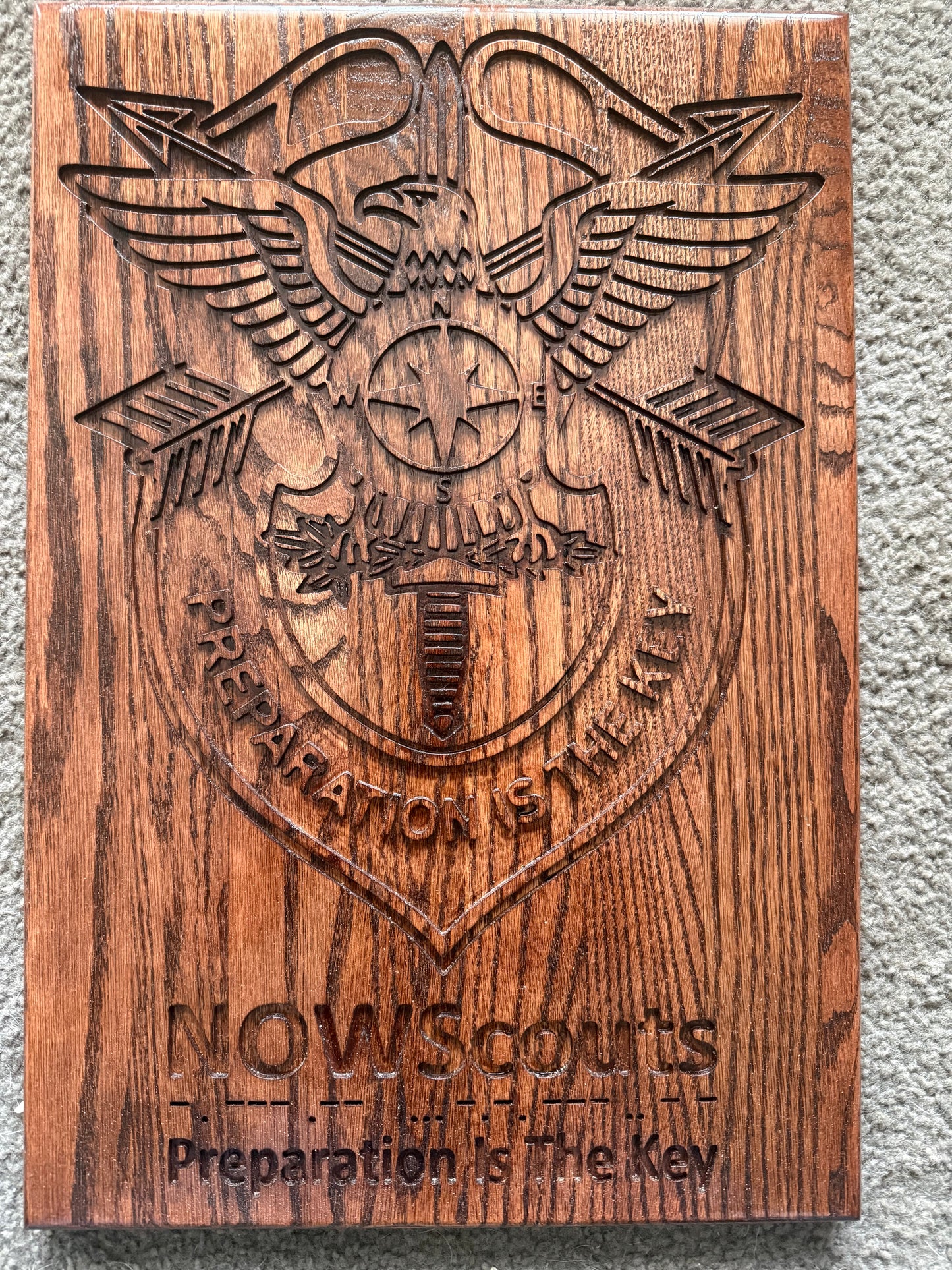 NOWScouts Plaque - Framed