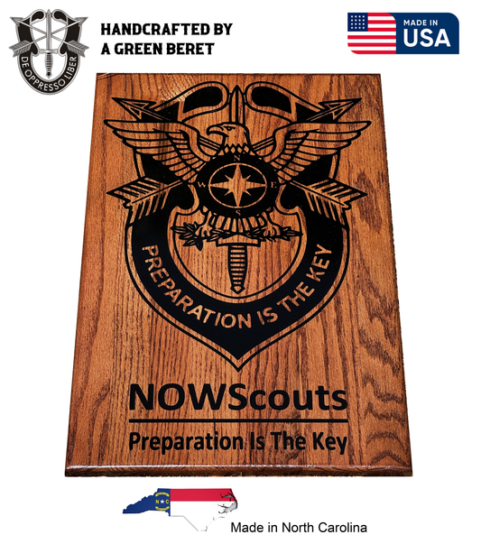 NOWScouts Plaque - Unframed