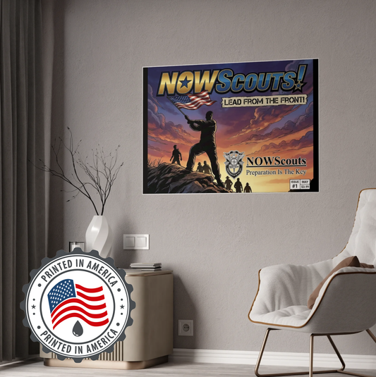 Comic Book Style NOWScouts Poster - Multiple Sizes